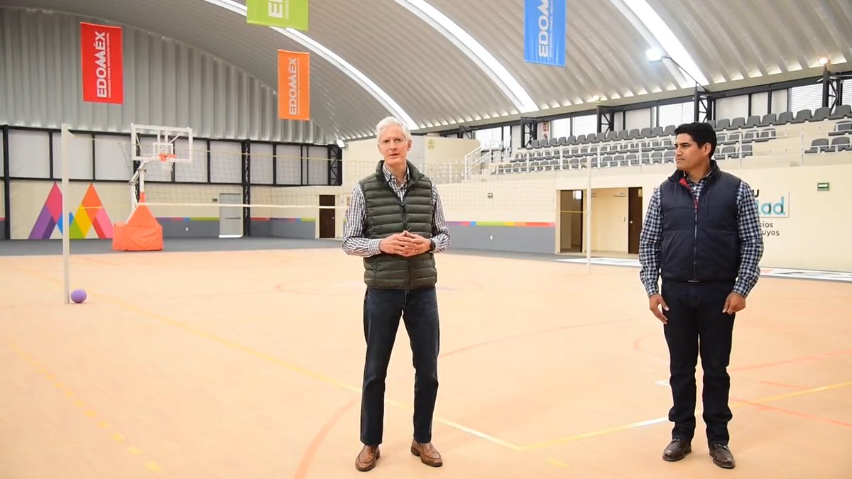 A través del programa #ViveTuComunidad mejoramos los espacios públicos. Conozcan la nueva Unidad Deportiva #Temascalcingo.