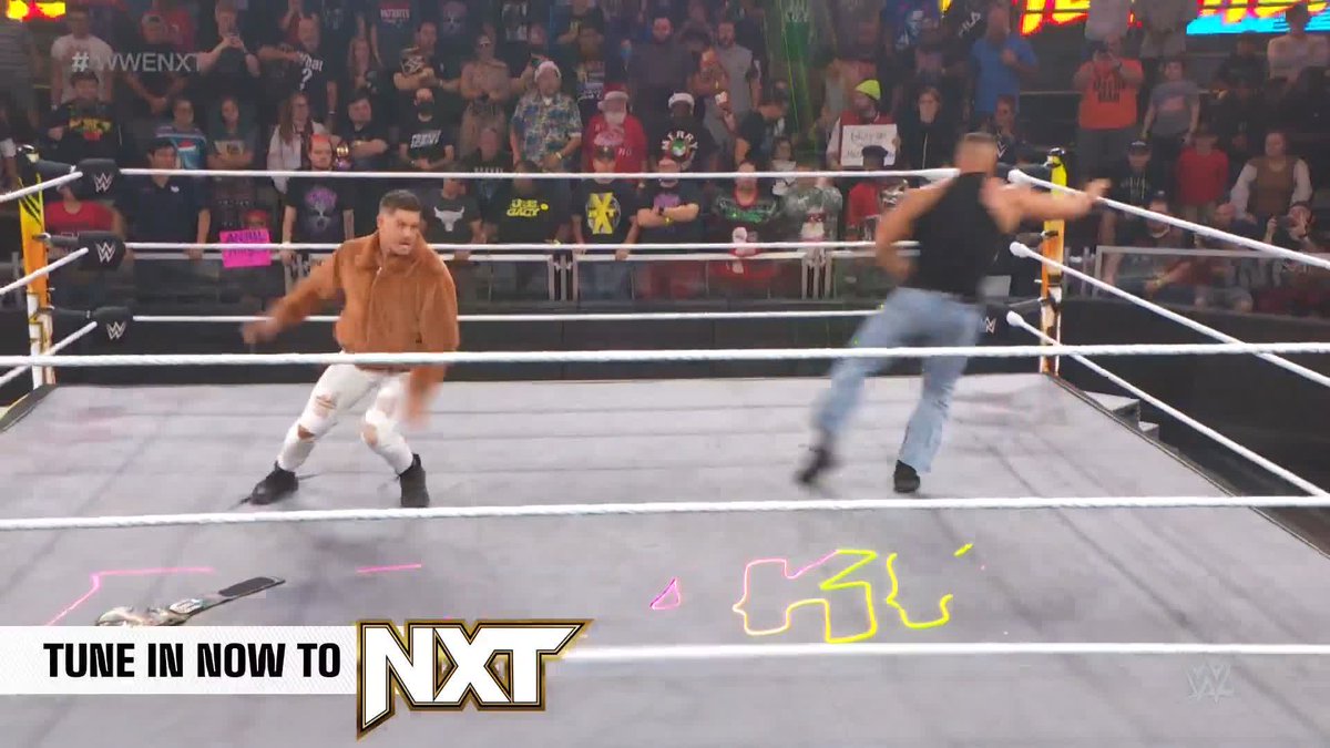 .Grayson Waller used Bronson Steiner's own Spear against him! 🤯 #WWENXT