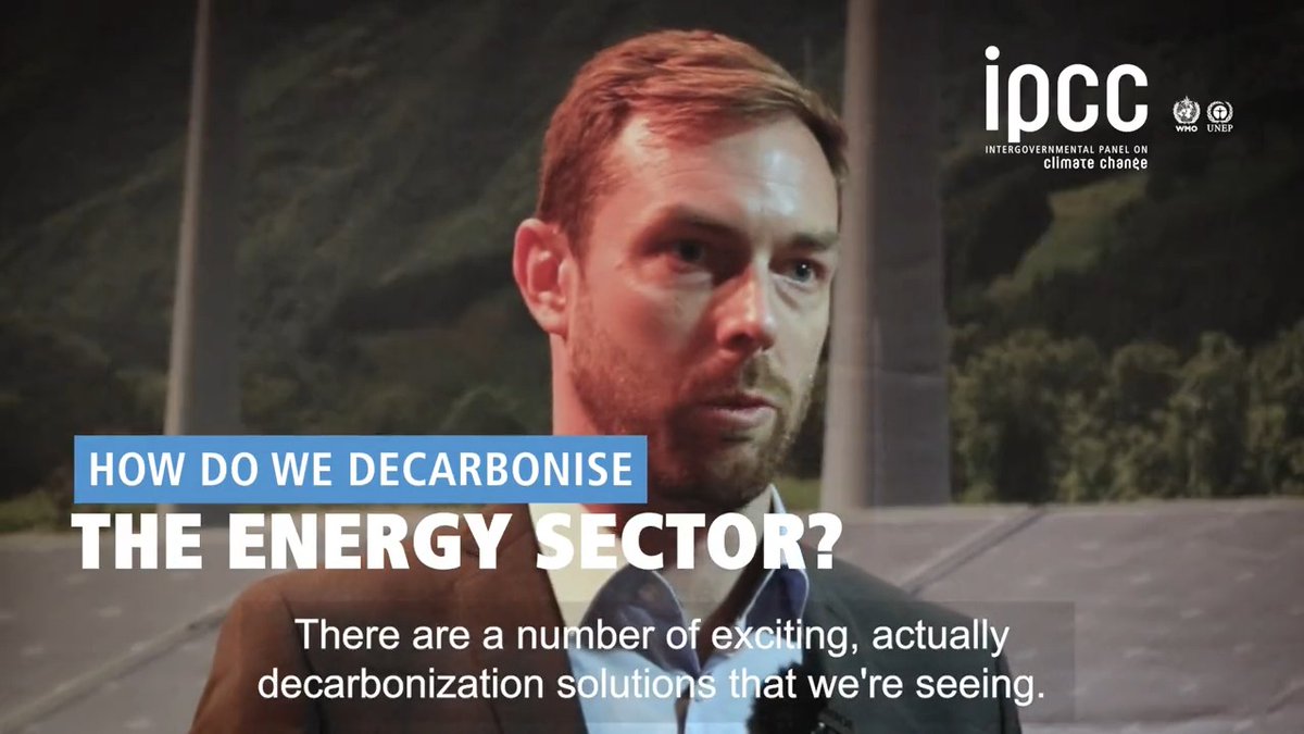 #IPCC Scientist David McCollum shares solutions for decarbonizing the energy sector, which can be done in three main areas: ✅ Efficiency ✅ Electrification ✅ Clean green electricity Oak Ridge Lab, Oak Ridge LabCleanEnergy, Oak Ridge LabBio_Env, U.S. Department of Energy, @UTBakerCenter, IIASA, MultiSector Dynamics