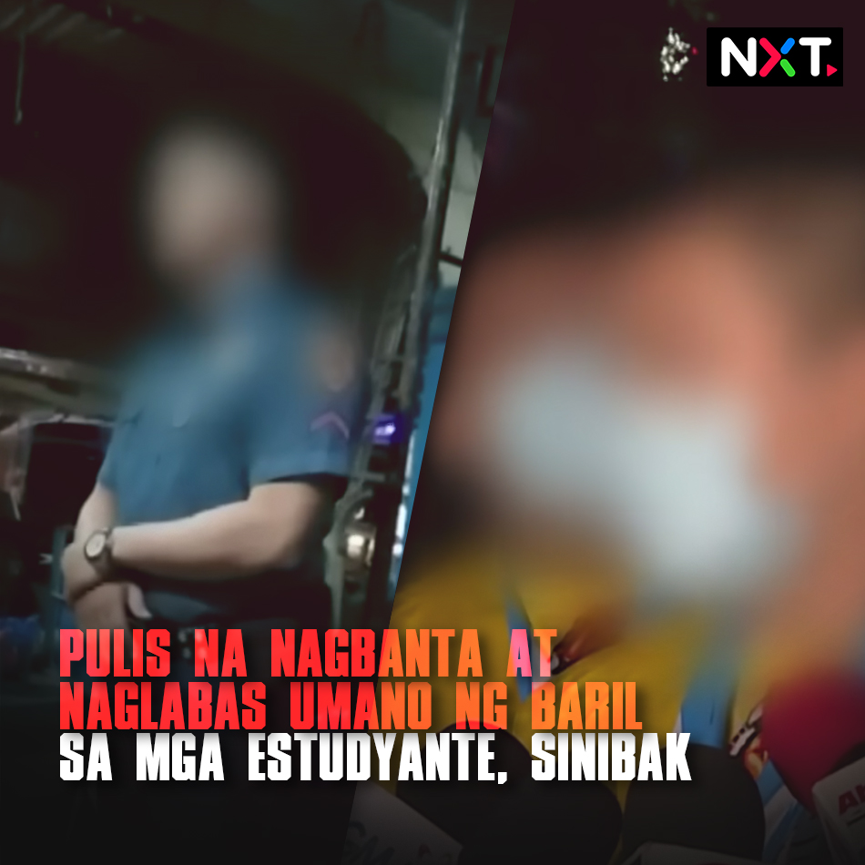 Sinibak na sa puwesto ang pulis na nagbanta umano at naglabas ng baril sa harap ng ilang estudyante sa Maynila. Depensa ng pulis, natakot umano siya sa mga estudyante. Para sa iba pang mga balita, magtungo lamang sa