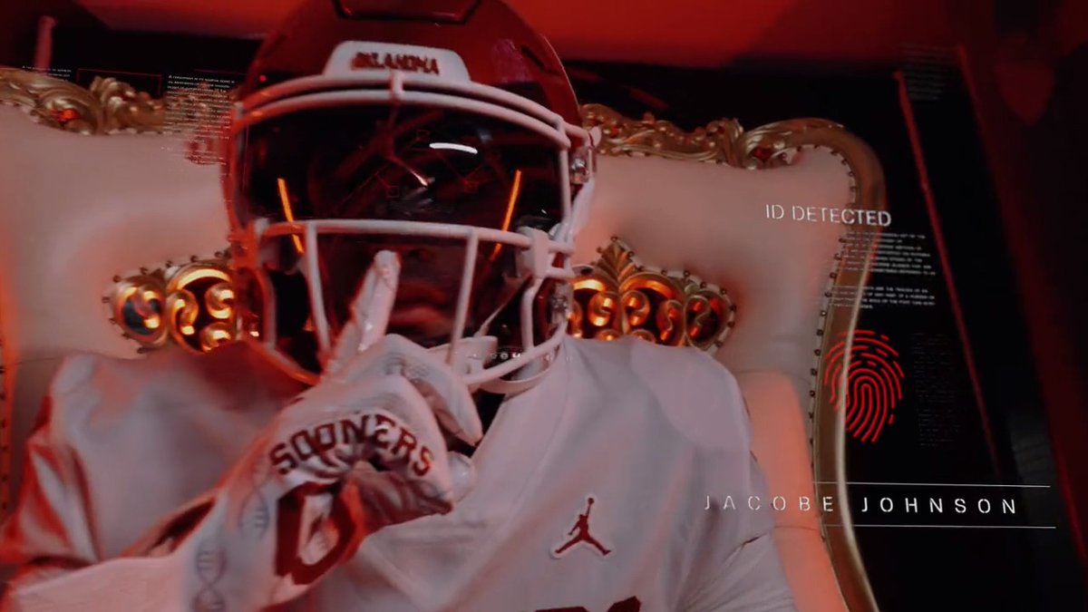 Chosen for your humility off the field and your competitive edge on it. Welcome to the Oklahoma family thejacobejohnson! 🧬 #OUDNA | #CHO23N