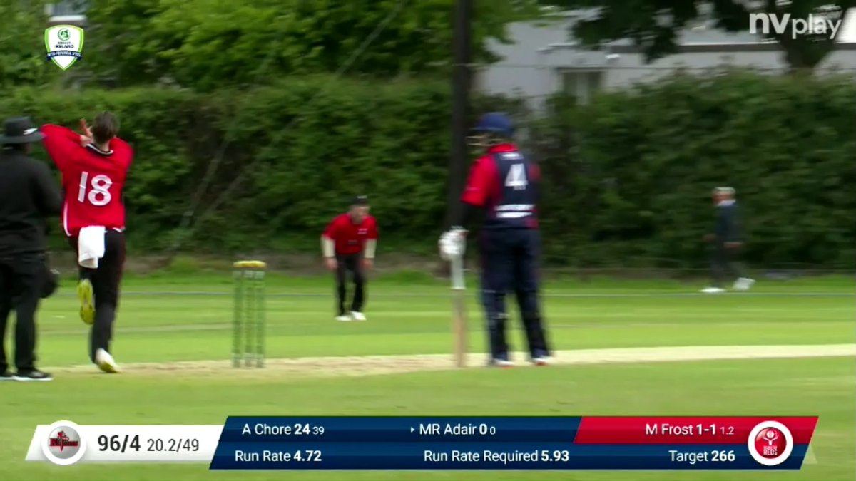The Knights had a tough #IP2022, but one that wasn't without individual brilliance, including this whirlwind 💯 from their captain, Mark Adair. #IrishCricket #WhatAYear ☘️🏏