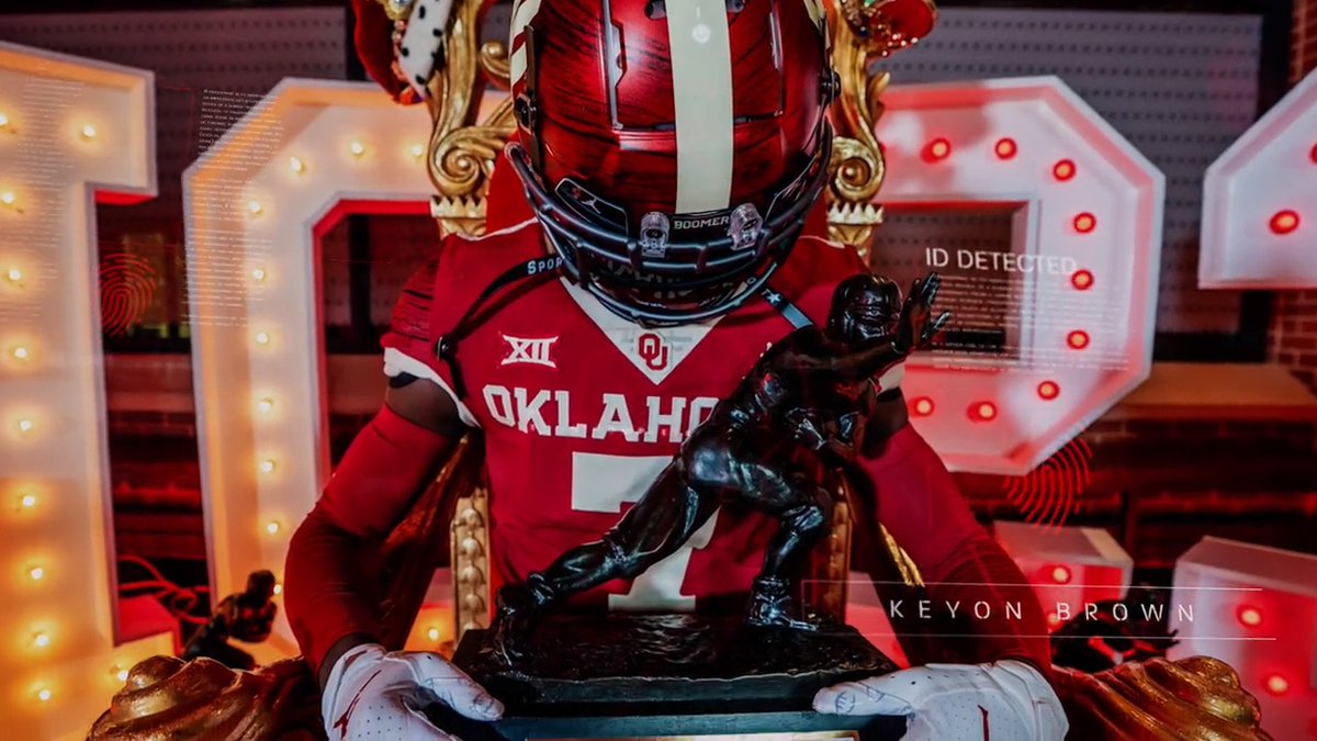 Chosen for being a great competitor with a will to win. Welcome to the Oklahoma family keyon brown! 🧬 #OUDNA | #CHO23N