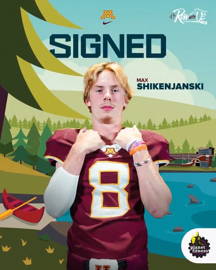 A #Gophers legacy! The son of a Gopher Basketball great, Max is ready to carry on the Maroon &amp; Gold tradition! #RowWithUs
