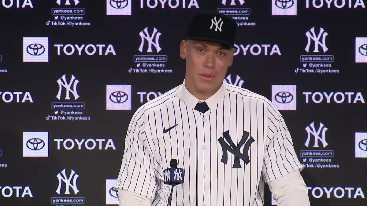"This is an incredible honor that I don't take lightly." - Aaron Judge on being named captain of the Yankees