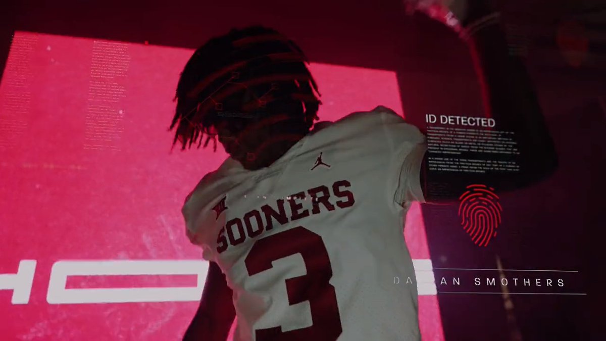 Chosen for your ability to bring energy to the team and great instincts. Welcome to the Oklahoma family Hollywood Smothers! 🧬 #OUDNA | #CHO23N