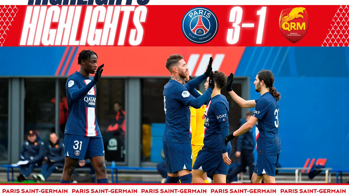 📹⚽️ #PSGQRM The highlights of the Parisian victory 🆚 QRM 🐆 in a friendly. 🔴🔵