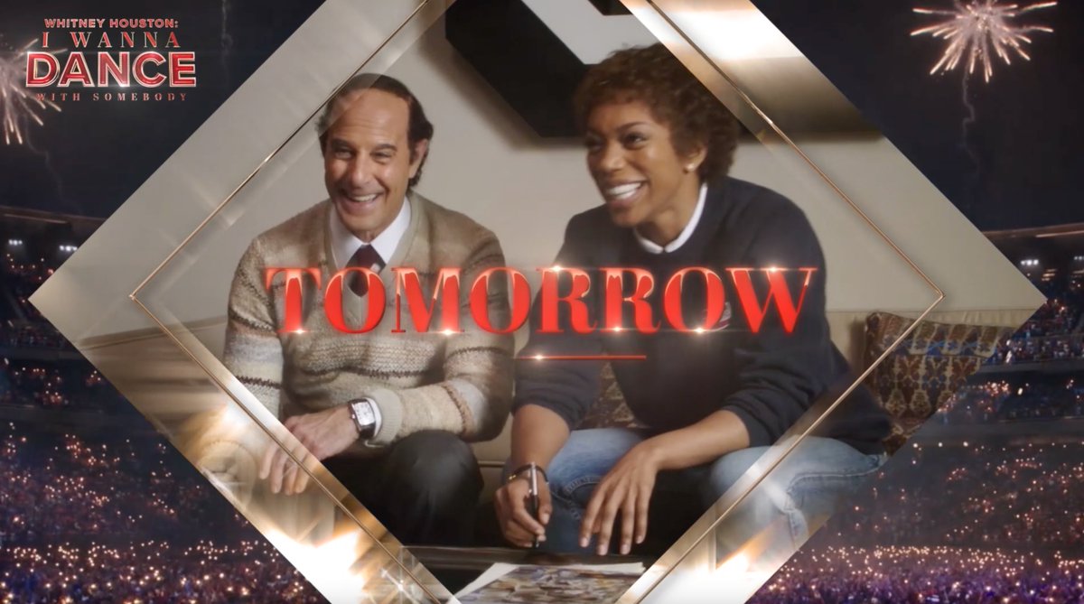 TOMORROW, celebrate music’s biggest voice on the big screen with Whitney Houston: I Wanna Dance with Somebody! 🎤 Get tickets now. #IWannaDanceMovie 🎟: