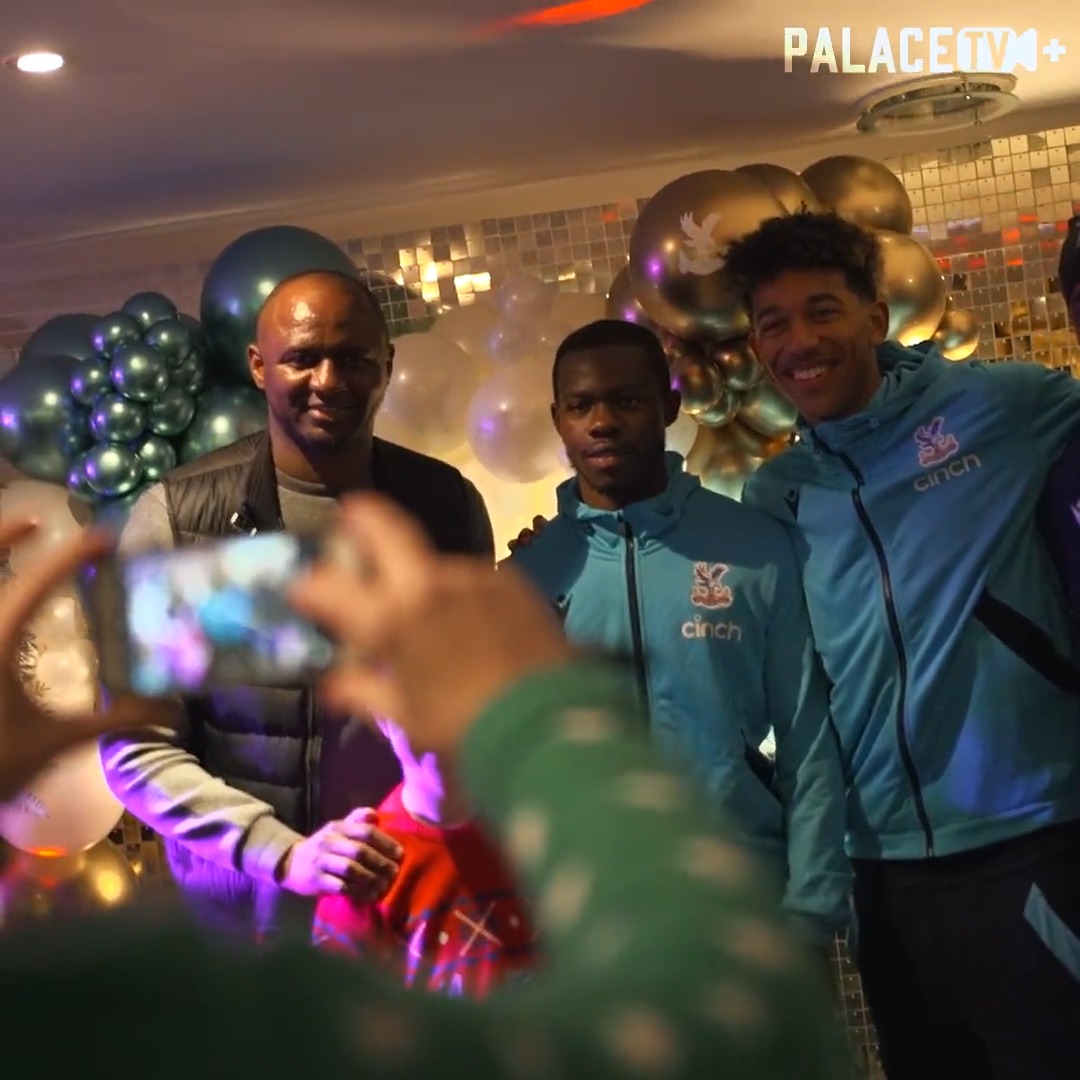 A special evening at the CPSCC Christmas party 🎄🦅 #CPFC