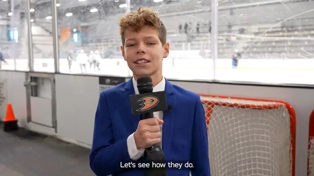 Ryder Getzlaf became our team reporter for the day and hit our guys with the tough questions. #FlyTogether