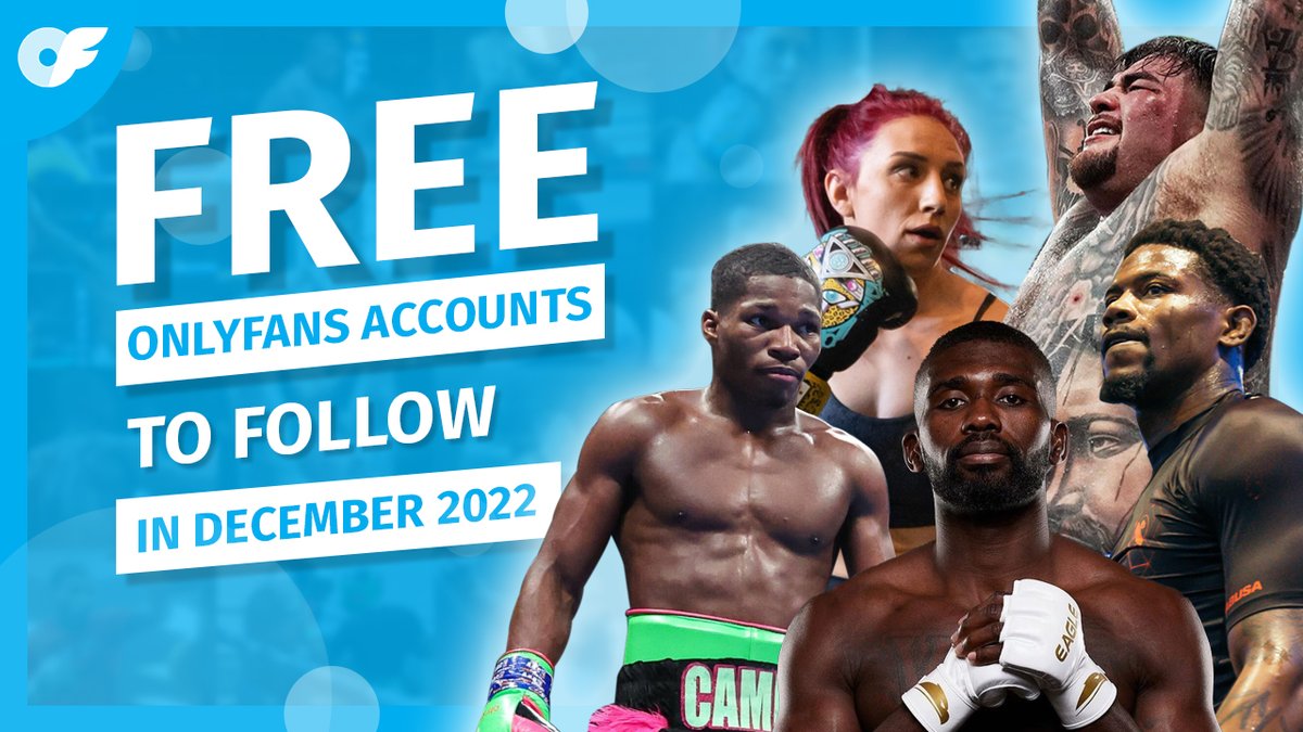 2022 isn't going out without a fight 🥊 Here's five FREE fighter accounts to follow on OnlyFans!