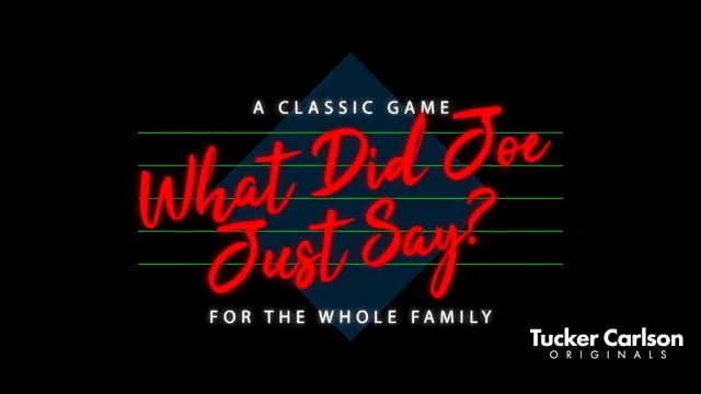 A classic Christmas game for the whole family: What Did Joe Just Say? Available now @FoxNation
