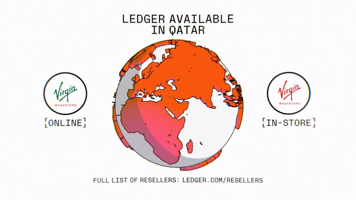 🌍 We're continuing our retail expansion! 🎉 You can now find Ledger at Virgin Megastore, Dubai Duty Free and Geekay in Qatar and the United Arab Emirates! 🛍️ Pick up a Ledger IRL at select stores as well as online at: and