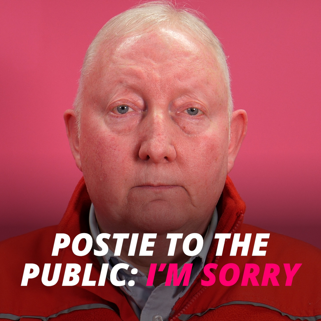 A message to the public from your local postie. #StandByYourPost