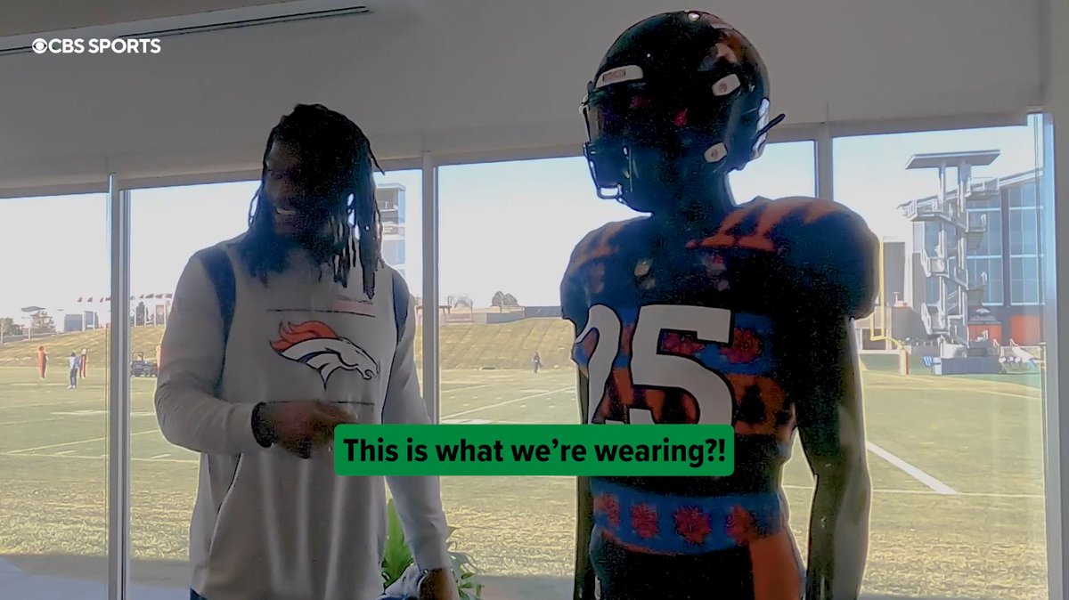 With the Denver Broncos and Los Angeles Rams playing on Christmas, we made some fake "ugly" Christmas jerseys and told the teams they'd be wearing them for game day. A few players liked them. And others...well, others did not.