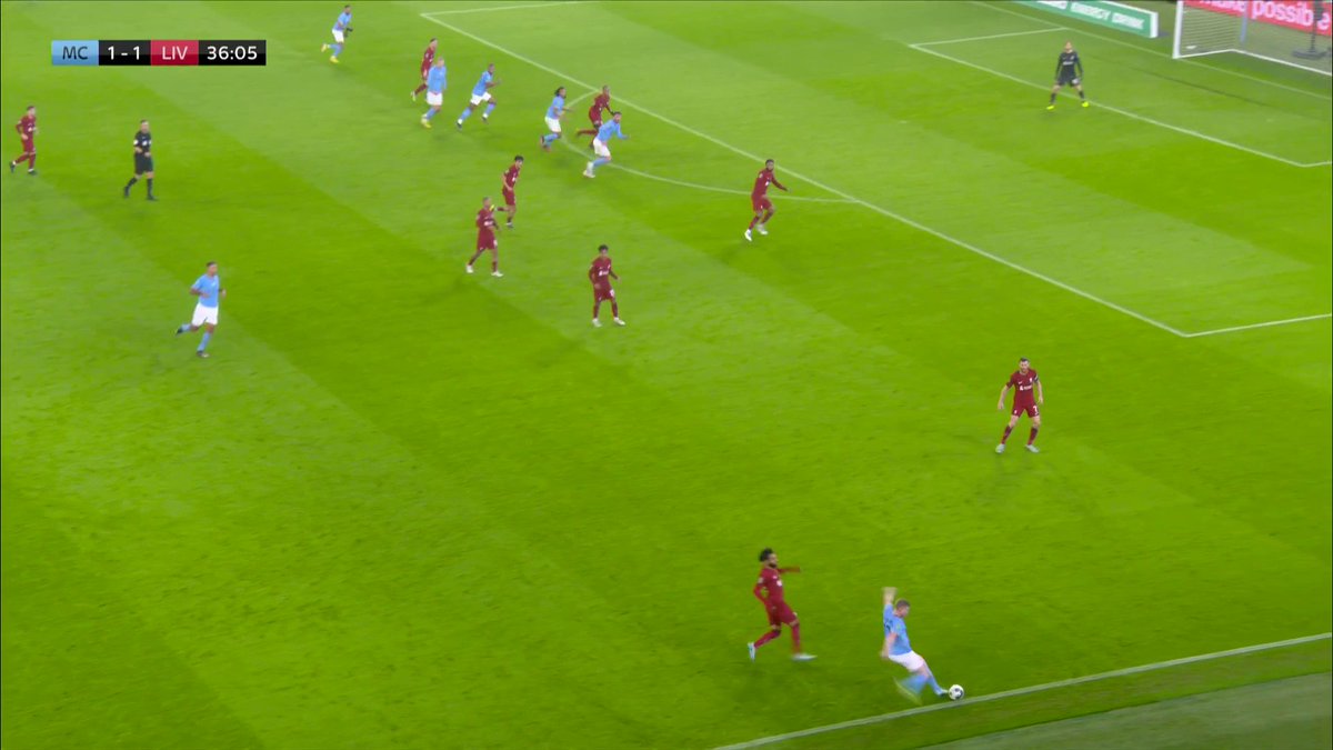 This cross from Kevin De Bruyne is 🤤