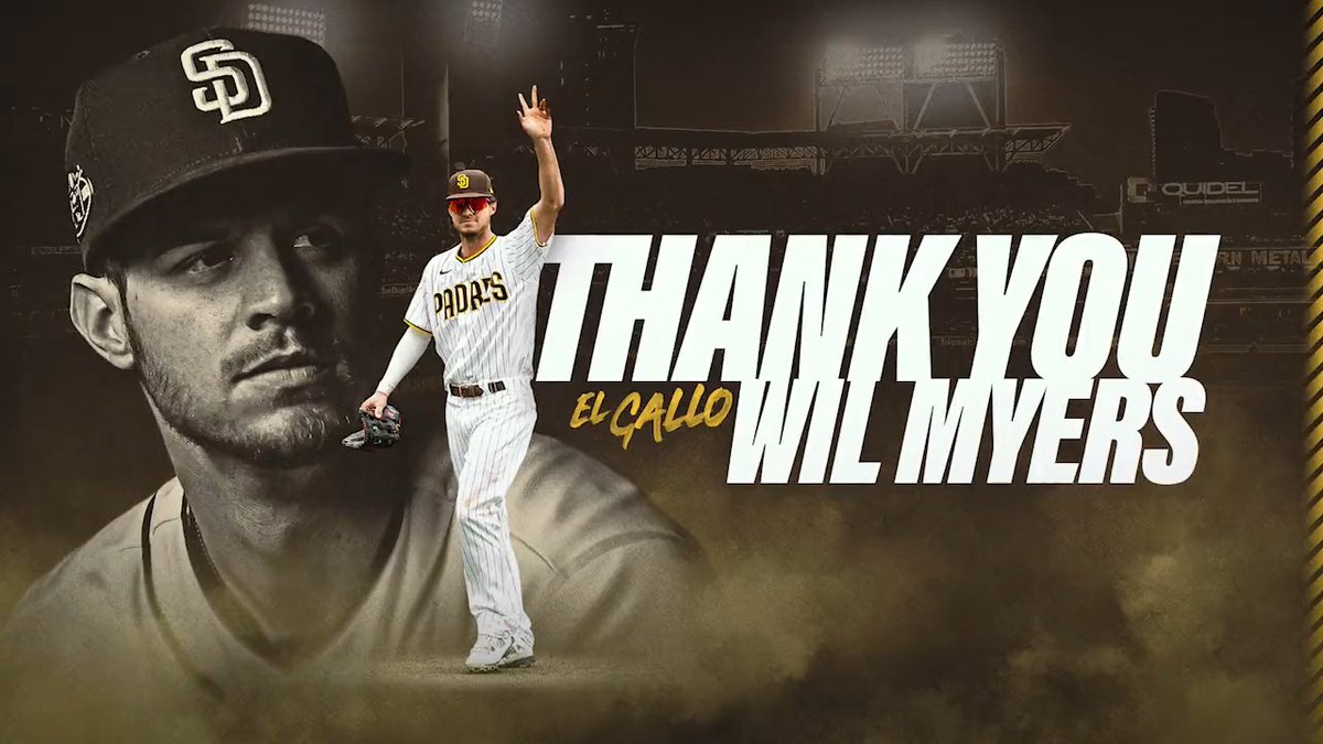 For all the memories, thank you Wil Myers! 🤎