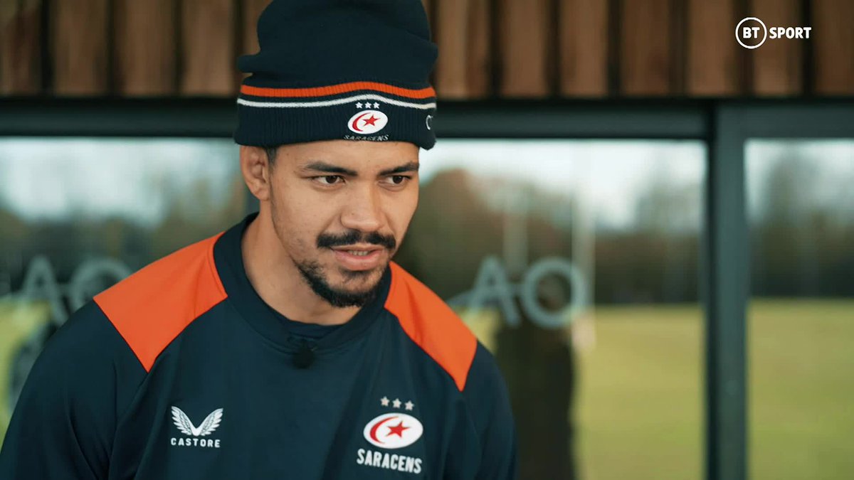 "Everyone cares about each other here, I like that a lot." Theo McFarland has taken to the #GallagherPrem like a duck to water ✨ The Saracens Rugby Club star talks childhood in Samoa, his unique path to rugby and being taken under Billy Vunipola's wing with Sarra Elgan Easterby.
