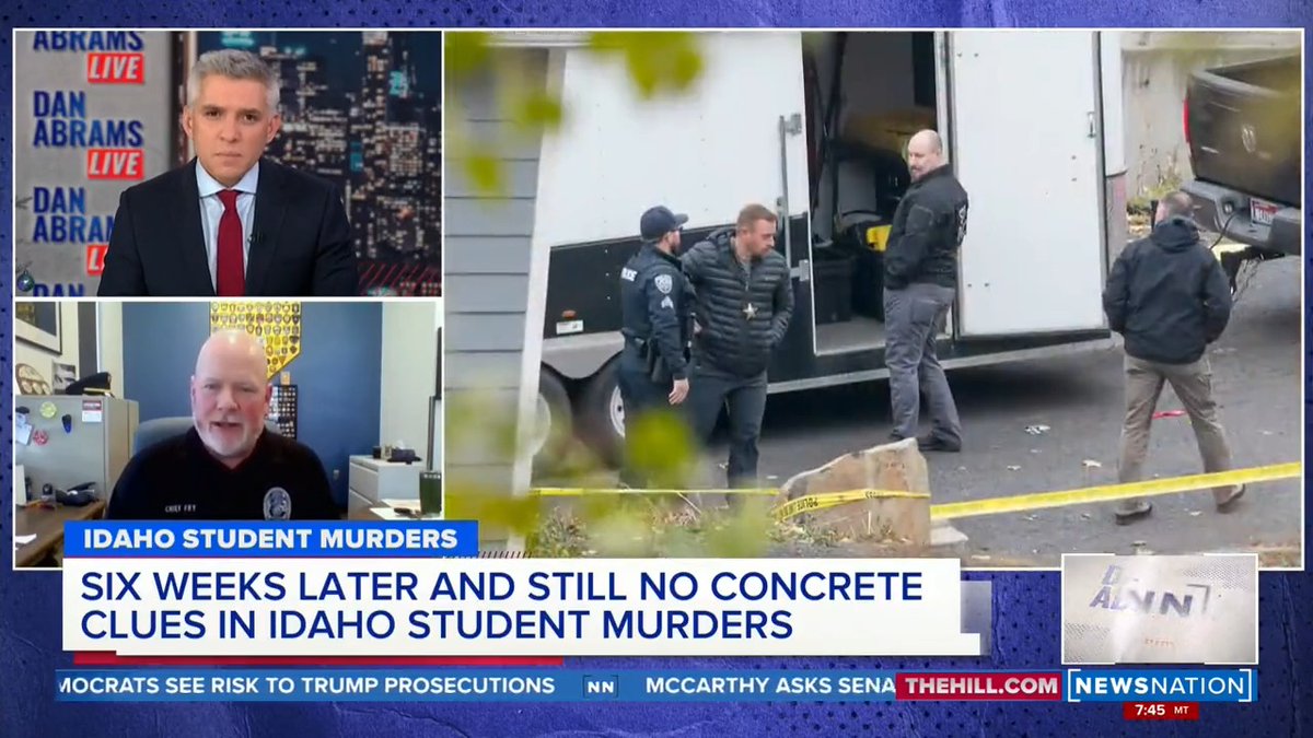 “We need people to be vigilant. We need people to pay attention. Because we are not sure exactly where the individual is.” Here is my full interview with Moscow, Idaho Police Chief James Fry.