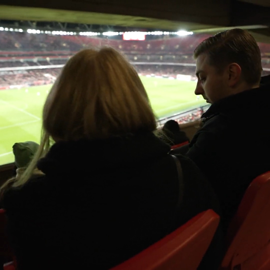 #Ad The closest matchday experience for a Gooner 😮 Check out how this $AFC Fan Token holder enjoyed the recent friendly against Juventus thanks to @Socios 👏