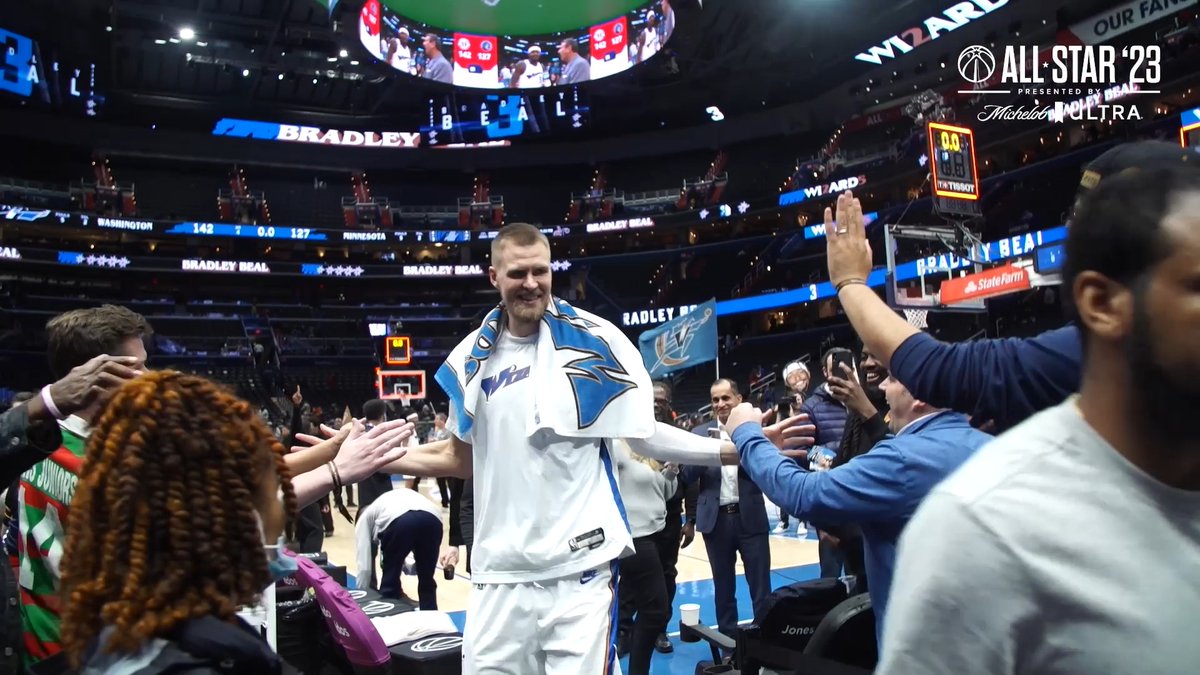 KP has been dominant on both ends of the floor this szn 🦄 🌟 send Kristaps Porzingis to 2023 #NBAAllStar → #DCAboveAll | Michelob ULTRA