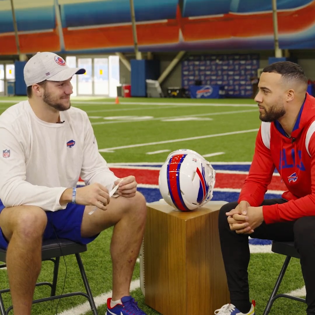 PSA: It's impossible to not laugh while watching this video. 🤣🤣 Josh Allen | @Micah_Hyde