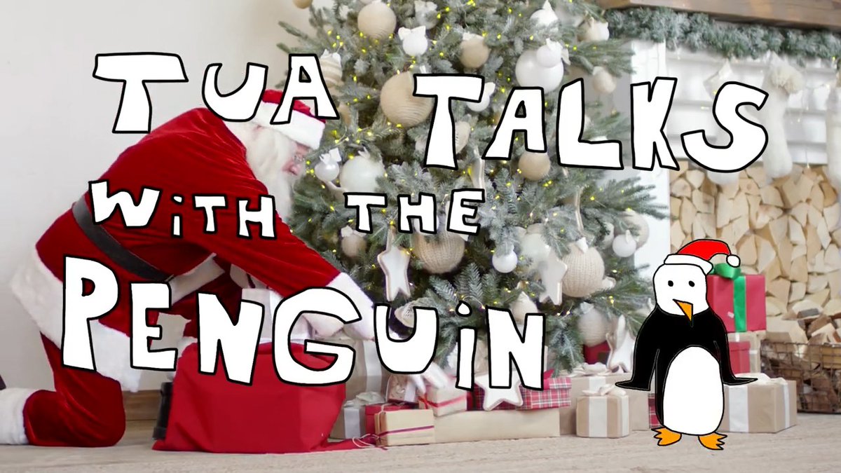 Holiday greetings from Tua. T 🇦🇸 & JW 😂