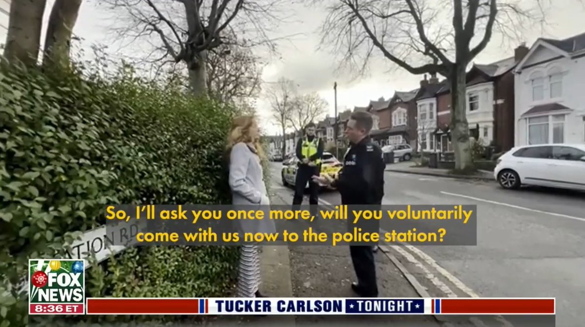 Isabel Vaughan-Spruce was arrested for praying silently in her head. We apparently have Thoughtcrime in the UK. Has any major politician or religious leader spoken out against this? This should be all over mainstream media. Thank goodness for Tucker.
