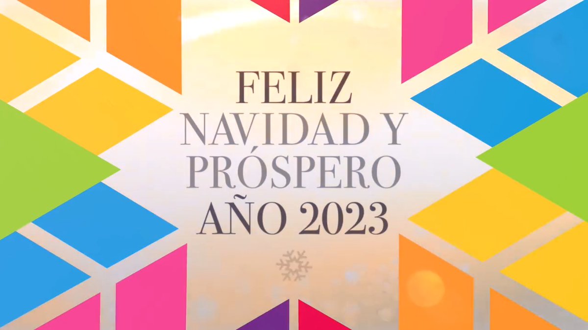 Que el amor, la paz y la alegría estén presentes en sus hogares. Mi esposa Fernanda Castillo y yo les deseamos una muy feliz Navidad.
