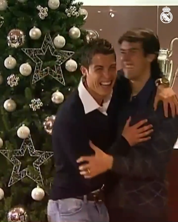 Once upon a time at @RealMadrid 🎄