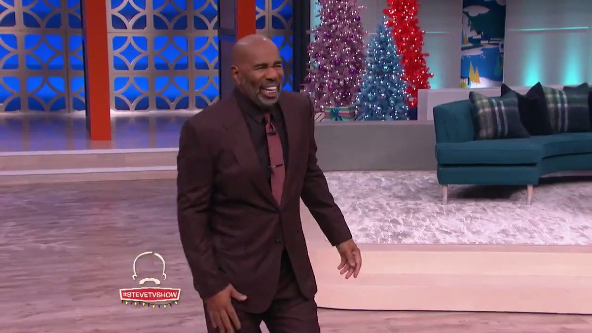 We were poor growing up, I told God one day when I get enough money I want a Christmas tree as big as the Mall' tree in my house. Watch more #SteveTVShow at