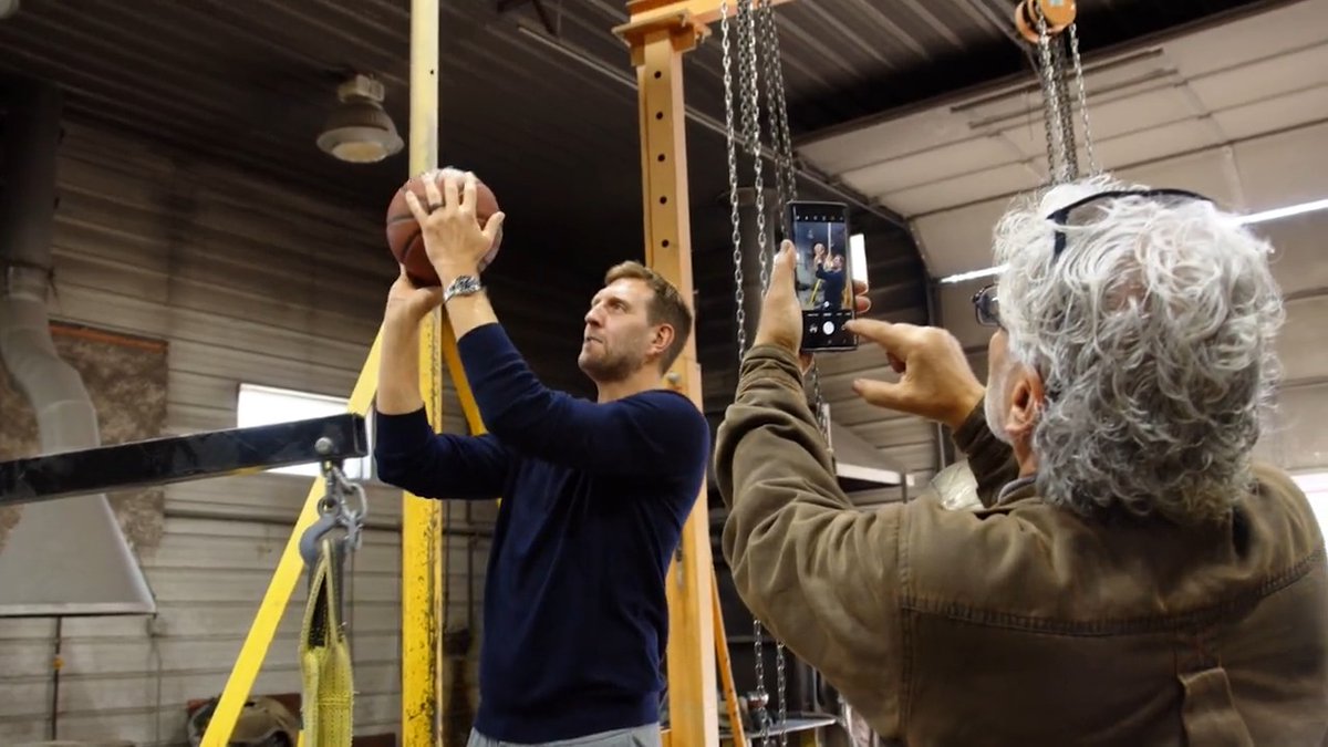 The man who changed the game forever. Watch the two-year process of the creation for Dirk Nowitzki’s statue, now outside of the @aacenter. @chime | #AllFourOne