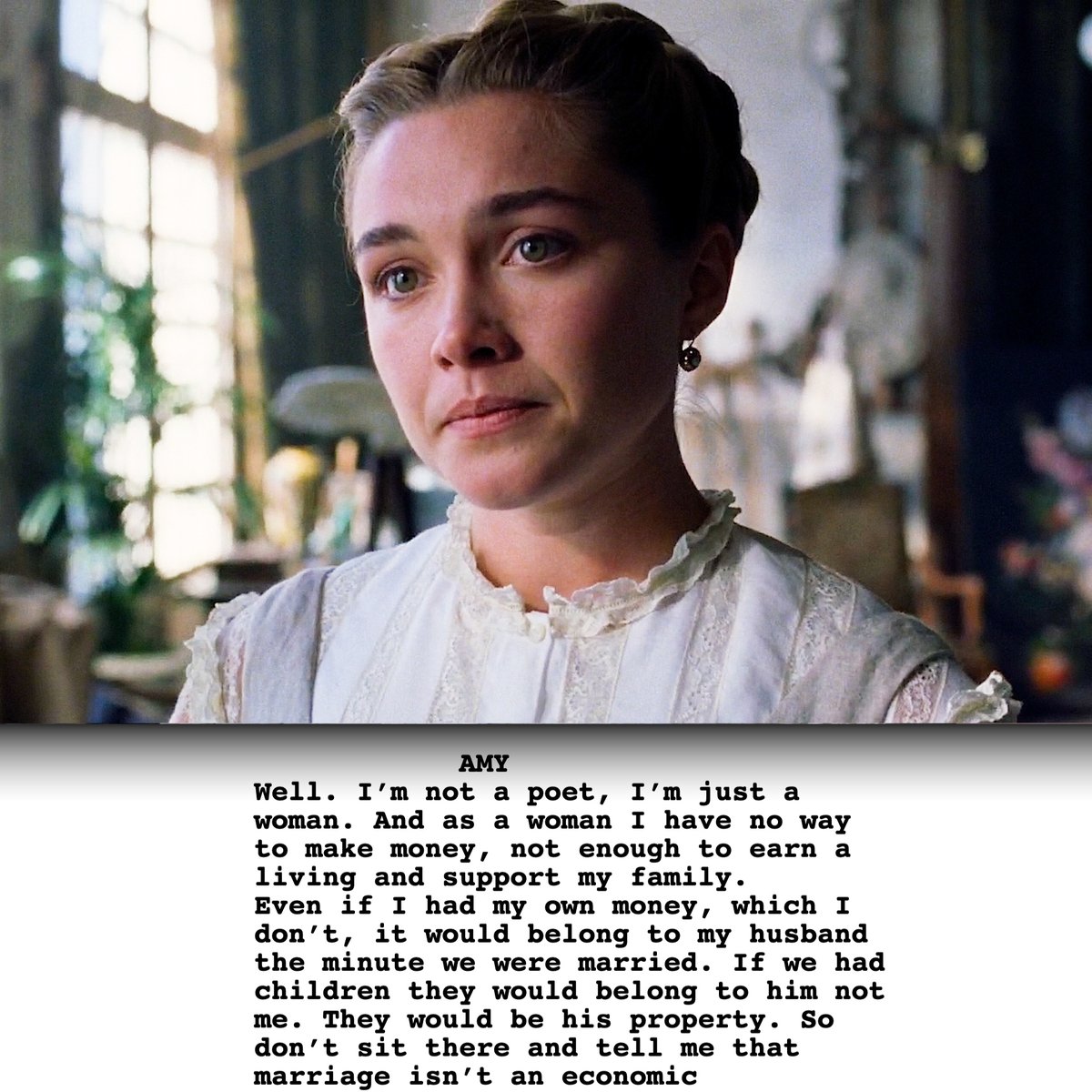 top tier delivery, florence pugh really is THAT actress