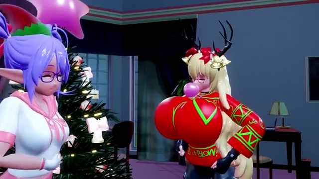 Today's Christmas Experiment is an ugly sweater gift from Amie to Lindsey. But there's a secret behind it! This will be a 2-part animation. I need a few days to finish the second part due to some rigging trouble Lindsey and Amie are voiced by GiantMonkey.eth <3