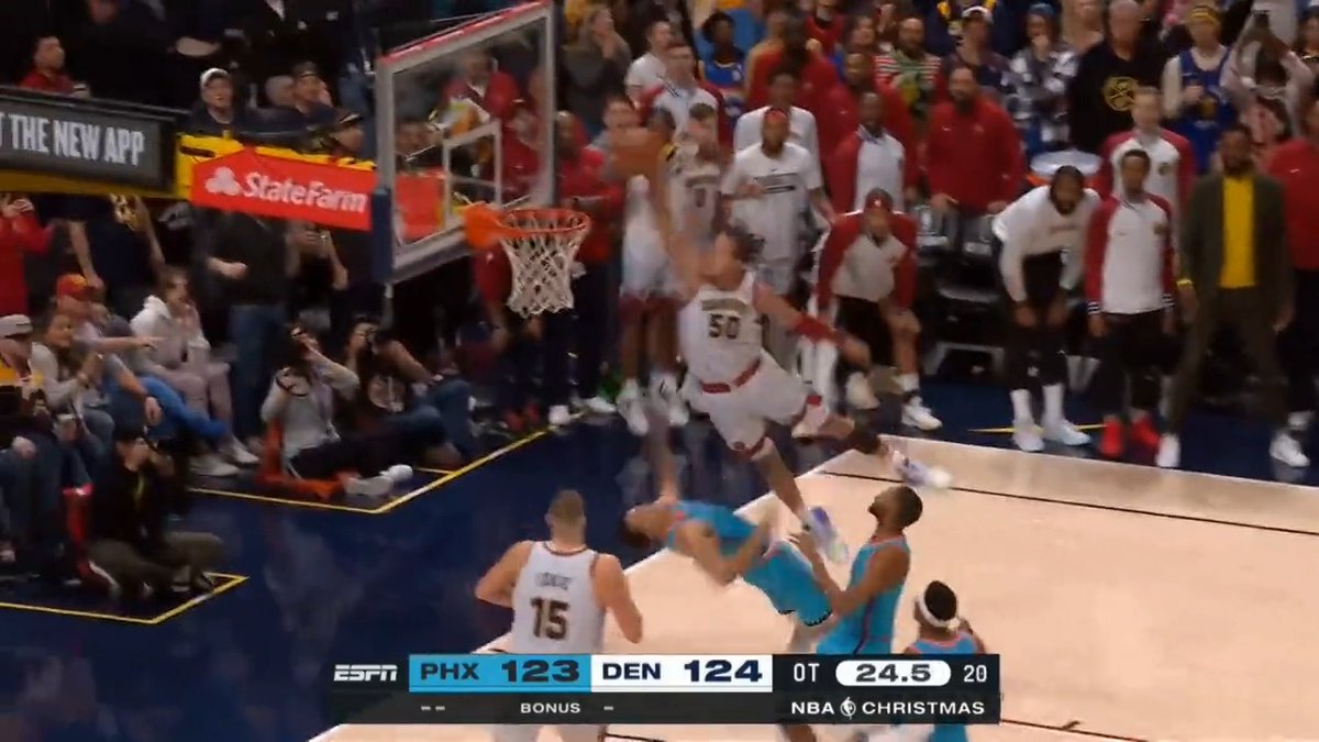 "OH MY GOODNESS!" 😱 A HUGE dunk from Denver Nuggets' Aaron Gordon vs Phoenix Suns 🗑️🌪️