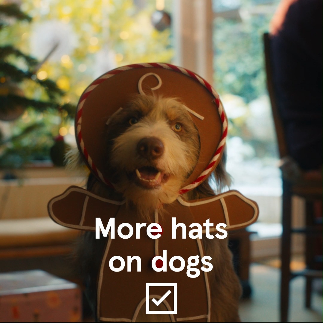 If you’ve got a spare party hat, put it on the dog 🐶 for your chance to win 1 of 10 £200 Tesco Giftcards! Reply with a photo of your four-legged friend in their festive headwear using #StandForJoy