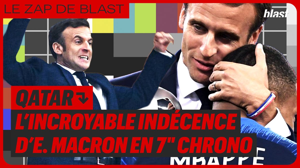 Qatar : l’incroyable indécence d’E. Macron en 7 min chrono ➡️ Le Président de la République s'est invité à la finale de la #coupedumonde2022. Les réactions sont unanimes : gène, malaise et opération de communication grossière. Caisses de grève (Gauche Gaza / Antifasciste) #Macron