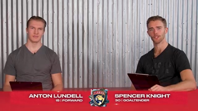 Anton Lundell &amp; Spencer Knight: The on-camera duo we didn't know we needed. Read the Q&amp;A here »