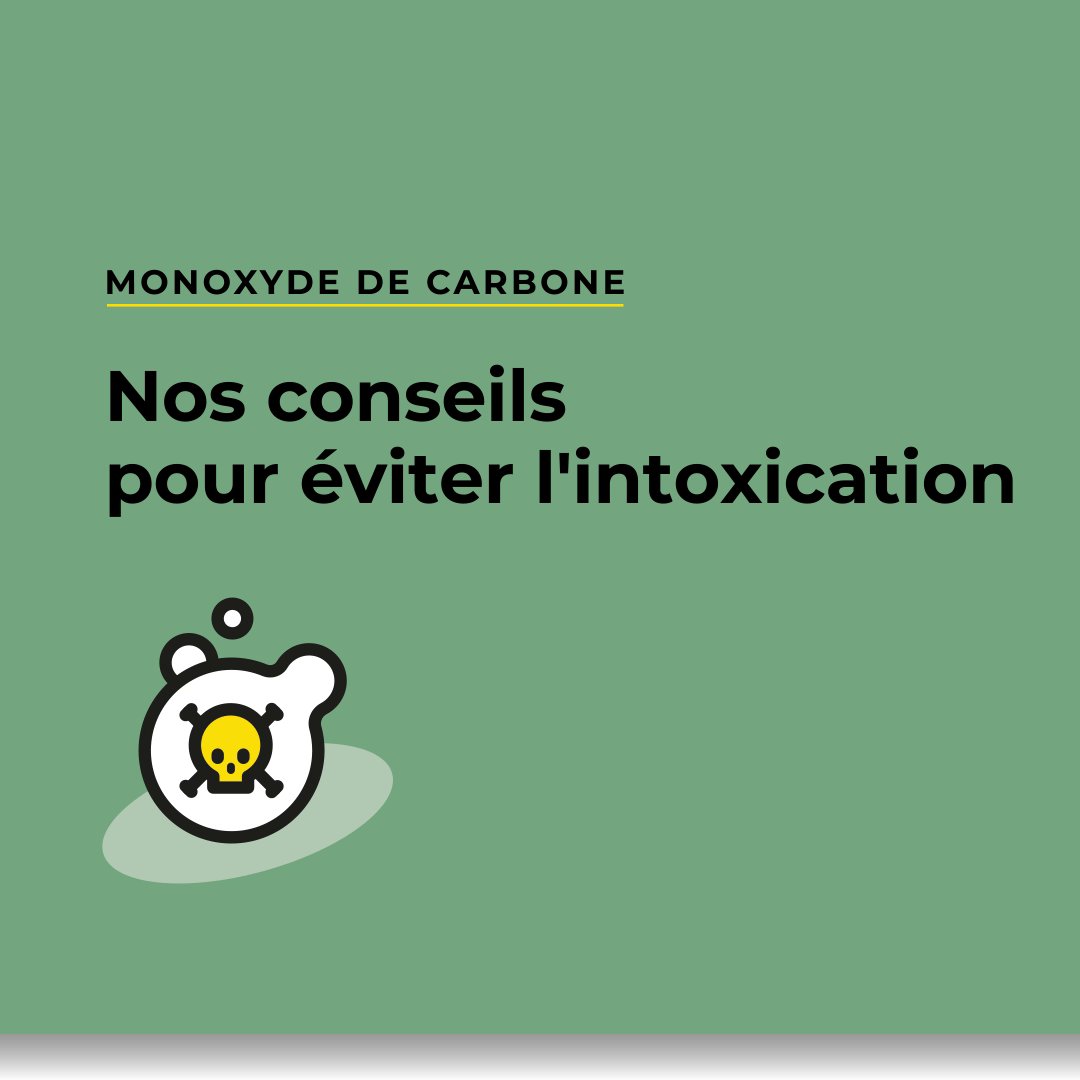 Avec les températures hivernales, vos appareils de #chauffage tournent à plein régime. Mais gare au #monoxyde de carbone qui peut rôder. Restez vigilants en suivant ces gestes de #prévention ⤵ #Habitation