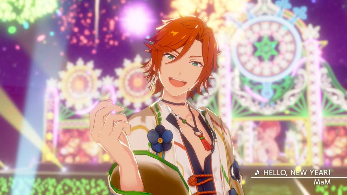 【お知らせ】 12月31日〜 MaMのユニット新曲イベント『Vision＊新たな景色を描くNEW COLOR』を開催予定💫 イベント楽曲『HELLO, NEW YEAR!』のMVを先行公開します❗ 今回のMVはPV仕様でお届け🎥 イベント予告はTwitterとアプリ内に掲載中！ #あんスタ