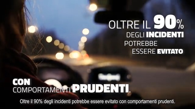 Ogni anno più di 6.500 #IncidentiStradali, prima causa di morte per i giovani dai 15 ai 24 anni, sono causati da alcol e droghe. Oltre il 90% degli incidenti potrebbe essere evitato con comportamenti prudenti. Non farti guidare da alcol e droghe. Non farlo.