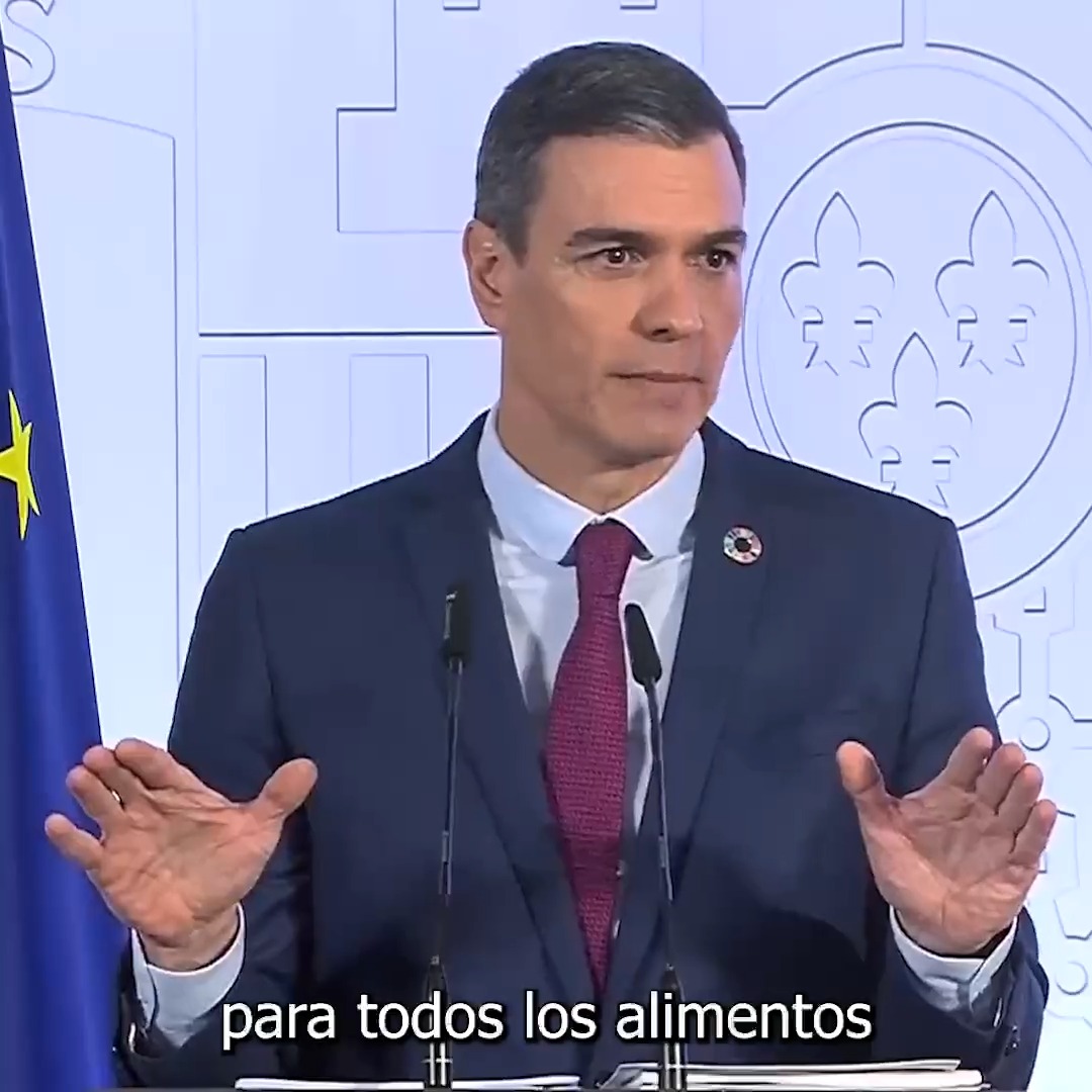 Nuevas medidas para proteger a las familias ante la escalada de precios: - Eliminamos el IVA en todos los alimentos de primera necesidad y rebajamos del 10% al 5% para aceite y pasta. - Ayudamos con 200€ a más de 4 millones de familias. Gobernamos para la gente.