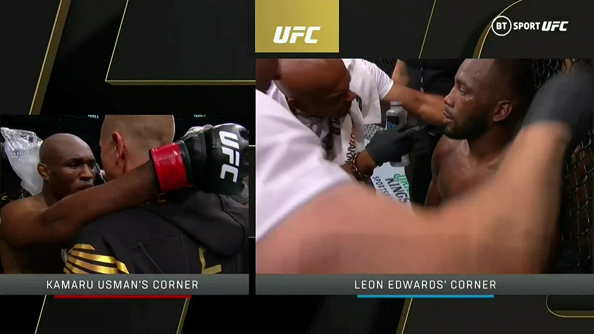 Some coaches are cool and calm, some offer detailed technical advice... Leon 'Rocky' Edwards needed a kick in the backside, and he got it 😳 #BestOf2022