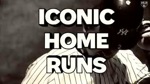 When you hear the phrase "iconic home run," what is the first moment you think of?