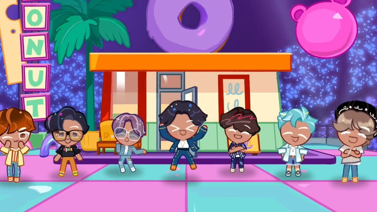 Did someone call for a fashion show? The BTS Cookies are hitting the runway with costumes available NOW in #CookieRunKingdom! โจ #CookieRun #BTSinCRK #BTSOnStageCRK #BraverTogether