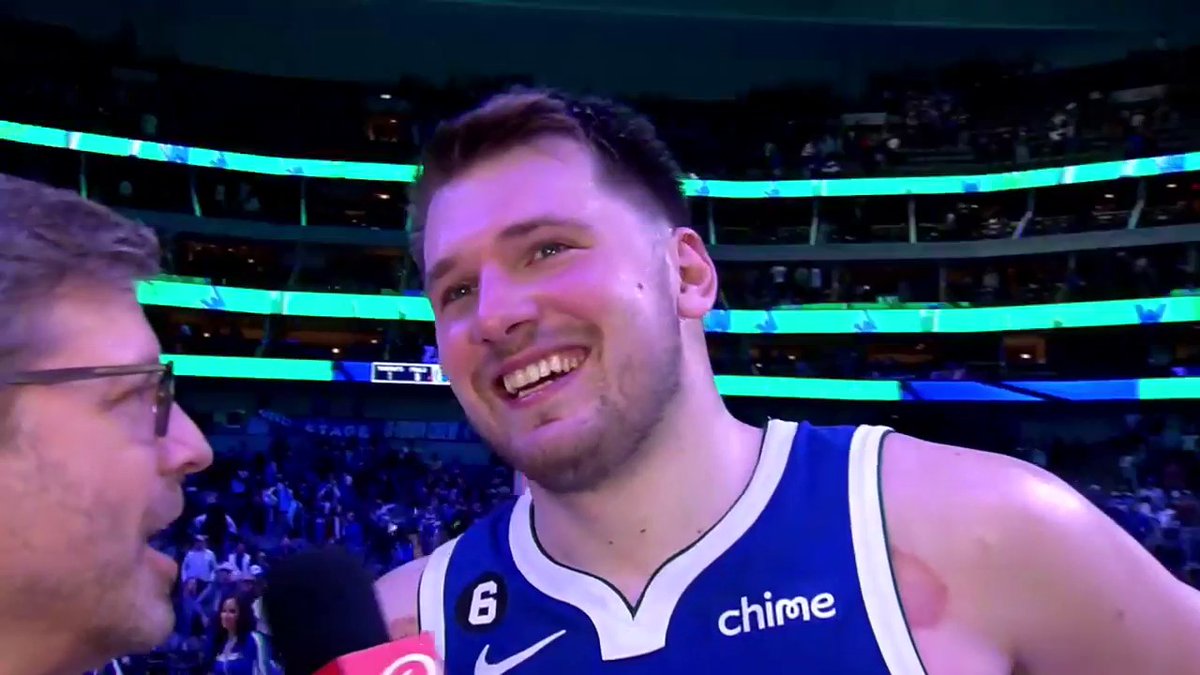 Luka Doncic. A man of the people. #MFFL | Dallas Mavericks on @BallySportsSW 📺