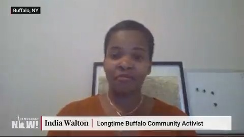 More than 30 people have died in Buffalo, New York, after a historic winter storm devastated the city. Community activist India Walton says the hundreds of millions in public money that went to a new stadium for the Buffalo Bills could have been used on critical infrastructure.