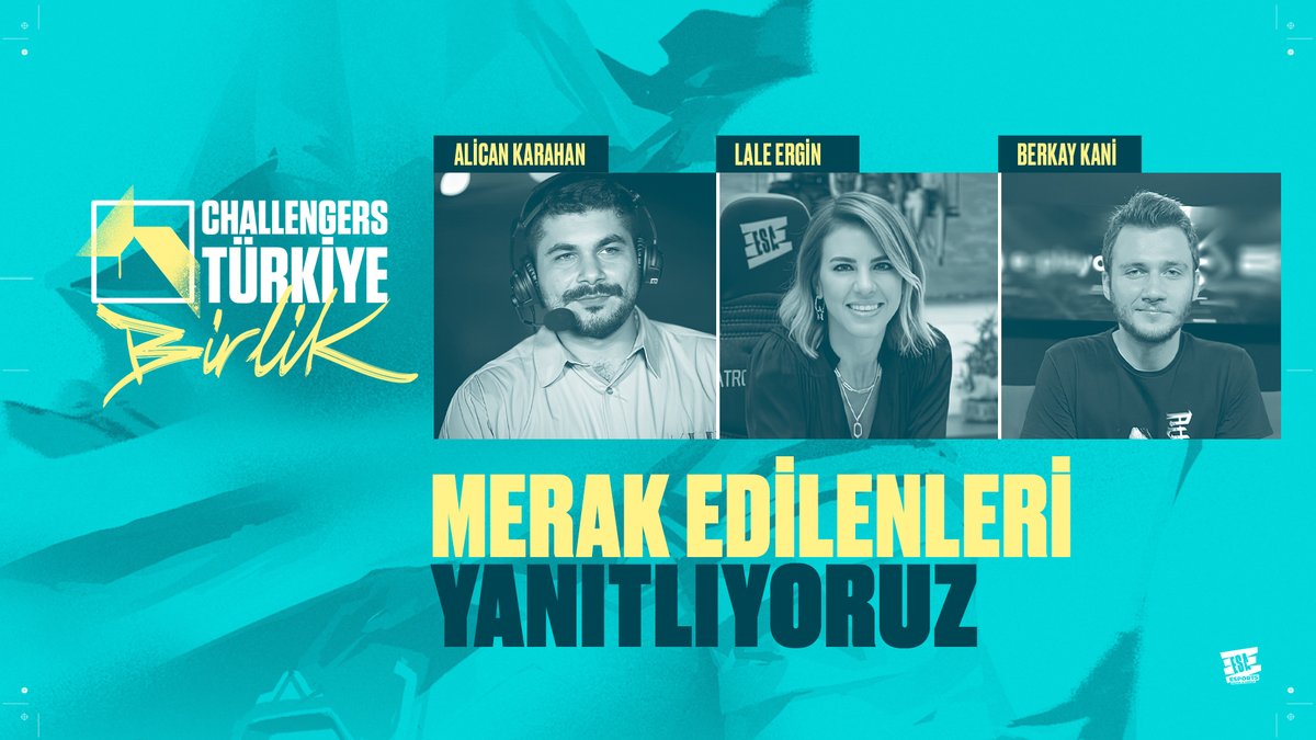 ESA Esports Kurucu Ortağı Lale Ergin ve Proje Yöneticisi Berkay Kani VALORANT Challengers Tr Birlik Ligi'ne Dair Soruları Cevaplıyor! Videonun tamamını buradan izleyebilirsiniz;