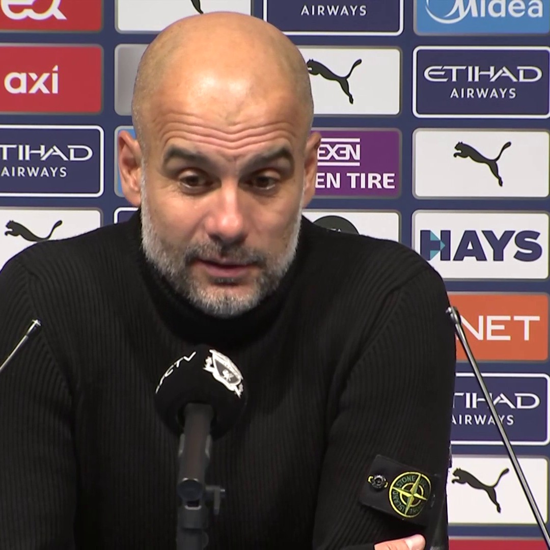 🎙️ "One of the toughest games." Pep Guardiola says he is concerned tonight's opponents Leeds, could dent Manchester City's title hopes further.