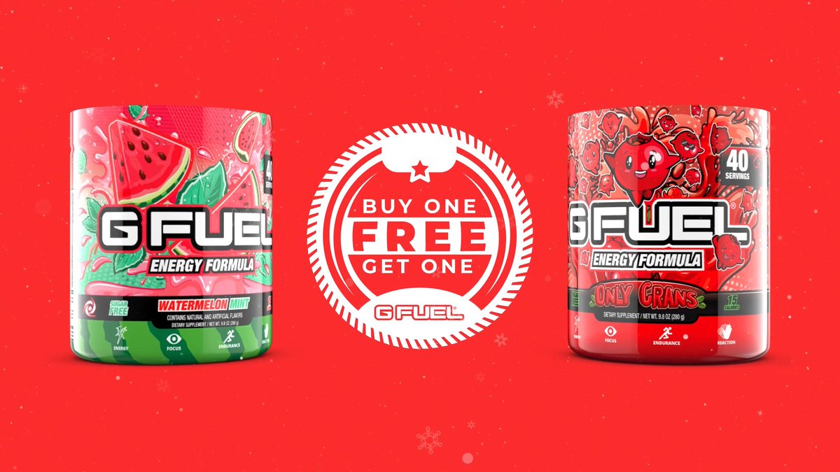 โค๏ธ ๐๐๐๐ + ๐ฅ๐ง to win 2 #GFUEL Tubs of your choice! Picking 2 winners on Friday bc our ๐๐ก๐ ๐ข๐ ๐ฌ๐๐๐ฅ ๐๐ข๐๐ข ๐ฆ๐๐๐ is NOW LIVE!!! โ
Buy 1 Tub, Get 1 Tub Free! โ
Mix n' Match Flavors! โ
Valid Thru Jan 3rd! ๐ ๐ฆ๐๐ข๐ฃ ๐๐ข๐๐ข: